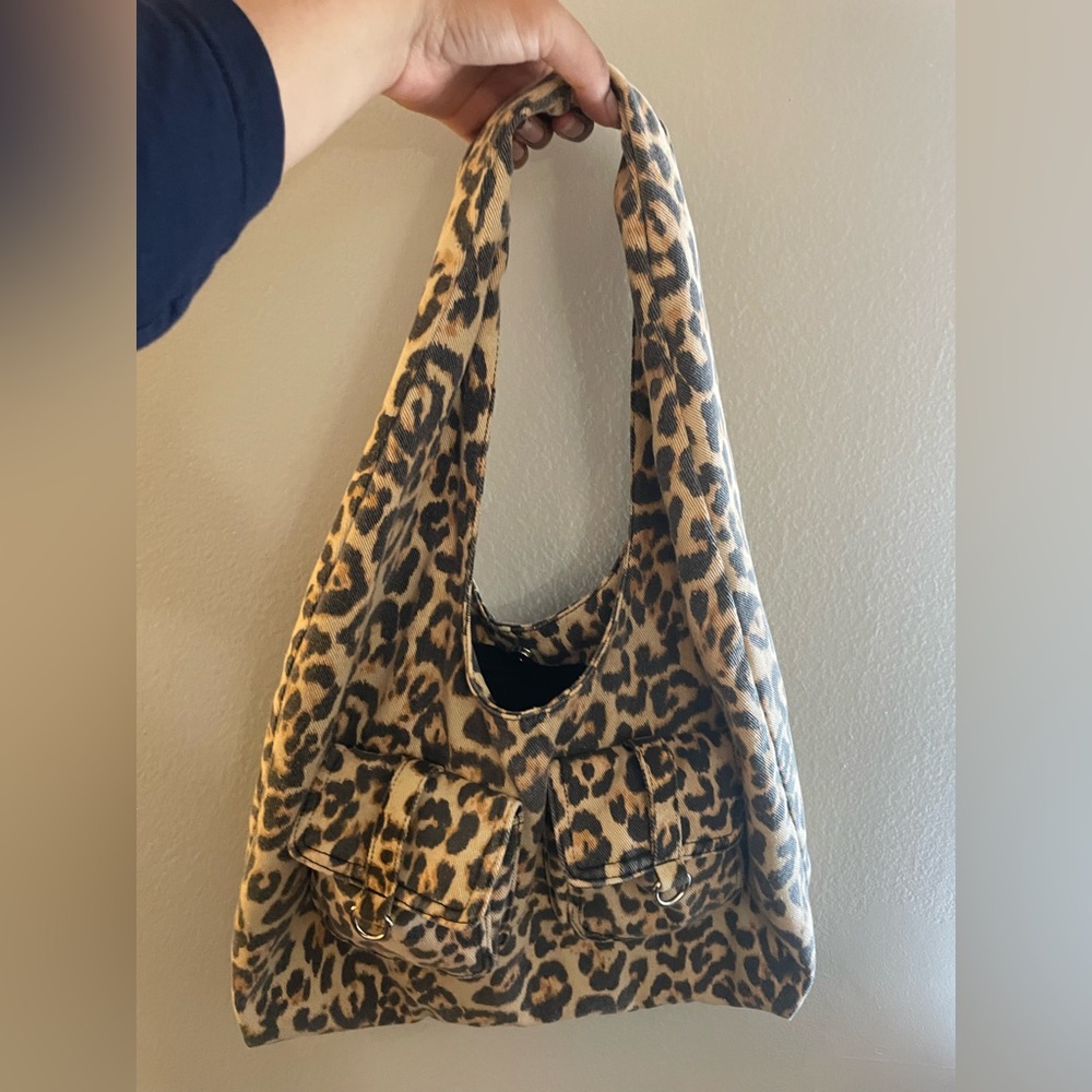 No Boundaries Leopard Hobo Bag